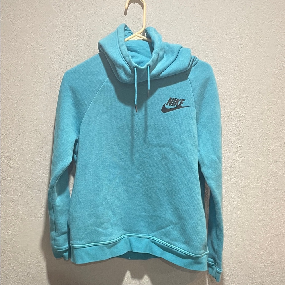 Nike Women's Turquoise Cowl Neck Sweater
